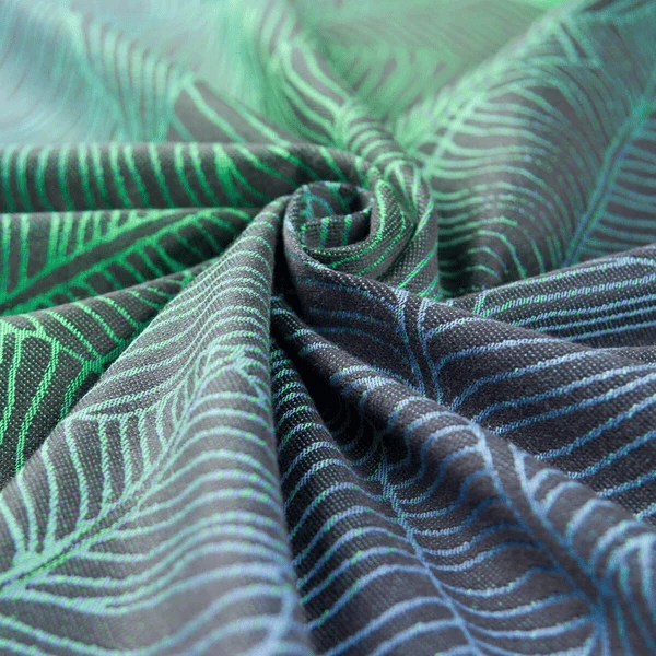 Hoppediz Ring Draagdoek Jacquard Grenada Black 2 Hoppediz Ring Draagdoek Jacquard Grenada Black - Afbeelding 2