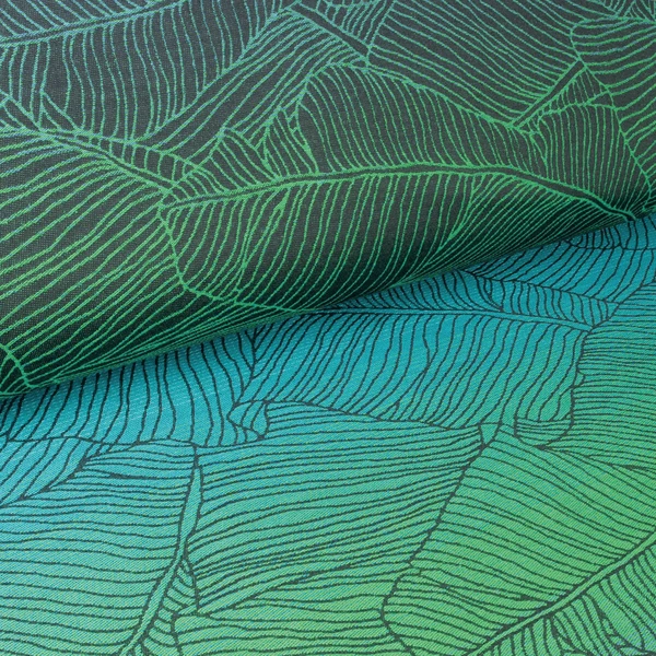 Hoppediz Ring Draagdoek Jacquard Grenada Black 4 Hoppediz Ring Draagdoek Jacquard Grenada Black - Afbeelding 4