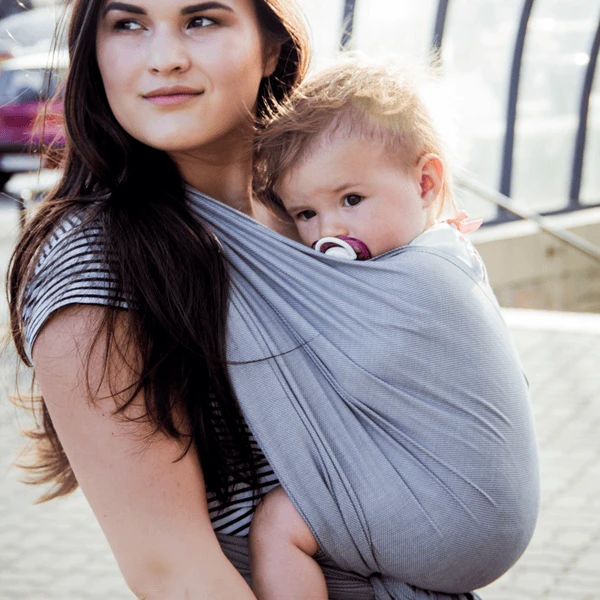 Hoppediz Ultralight Draagdoek Hamburg Grafiet (5,40 M) 5 Hoppediz Ultralight Draagdoek Hamburg Grafiet (5,40 M) - Afbeelding 5