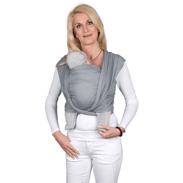 Hoppediz Ultralight Draagdoek Hamburg Grafiet (5,40 M) 1 Hoppediz Ultralight Draagdoek Hamburg Grafiet (5,40 M)