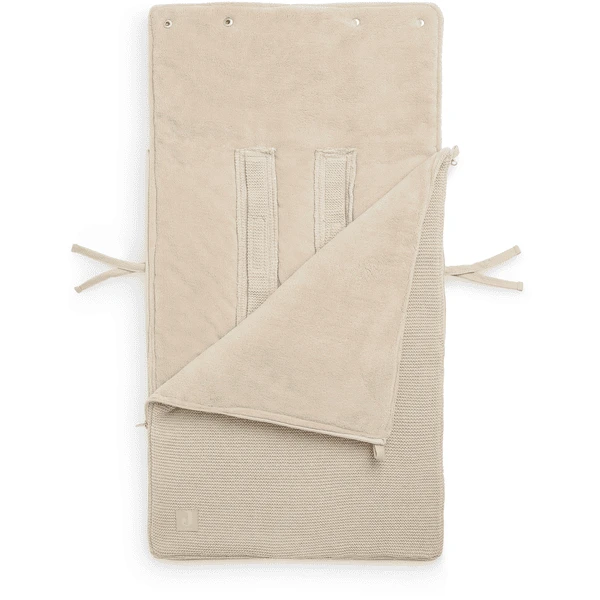 Jollein Voetenzak Basic Gebreid Nougat 3 Jollein Voetenzak Basic Gebreid Nougat - Afbeelding 3