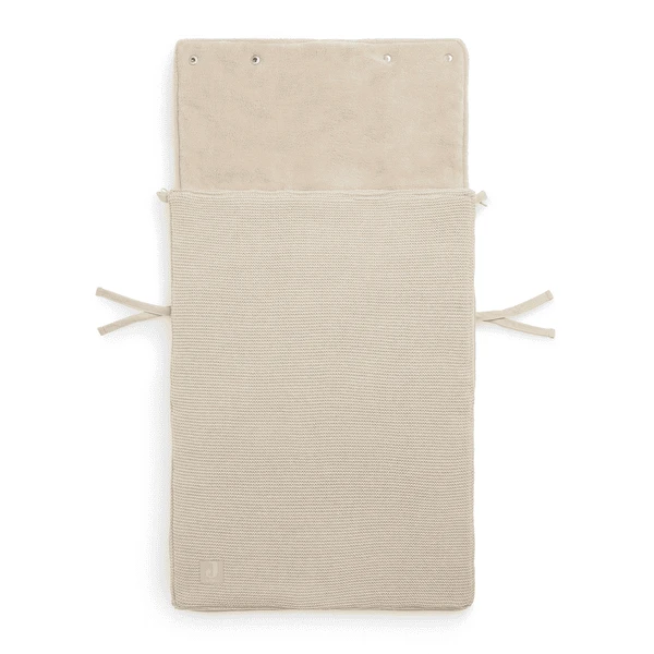 Jollein Voetenzak Basic Gebreid Nougat 4 Jollein Voetenzak Basic Gebreid Nougat - Afbeelding 4