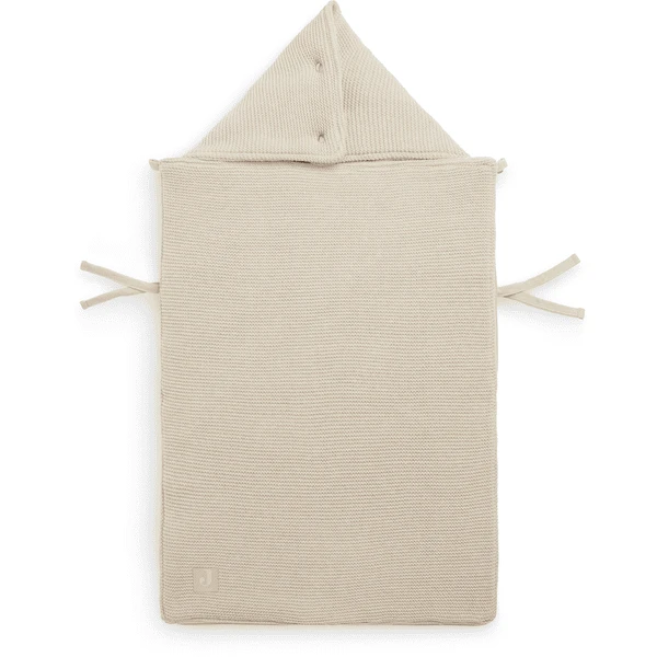 Jollein Voetenzak Basic Gebreid Nougat 1 Jollein Voetenzak Basic Gebreid Nougat