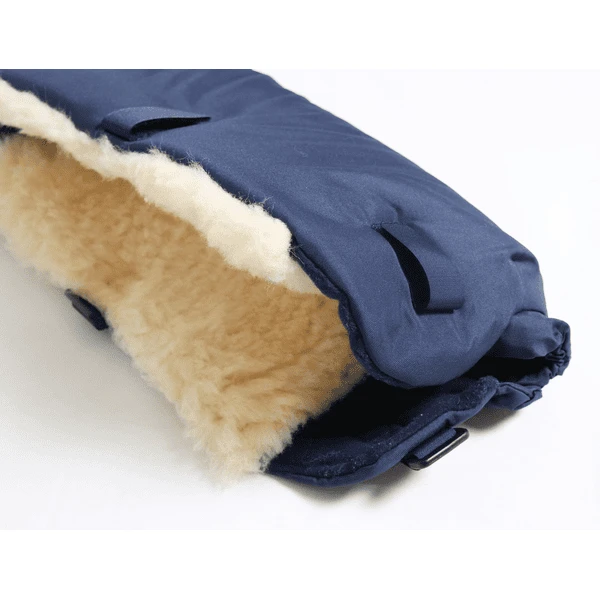 KAISER Handwarmer Lamsvacht Big Double Marine 5 KAISER Handwarmer Lamsvacht Big Double Marine - Afbeelding 5