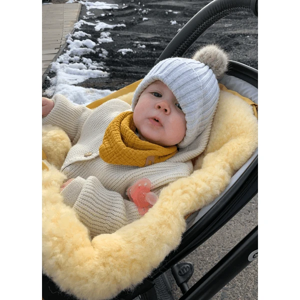 KAISER Lamsvacht Voetenzak Igloo Action Antraciet Melange 2 KAISER Lamsvacht Voetenzak Igloo Action Antraciet Melange - Afbeelding 2