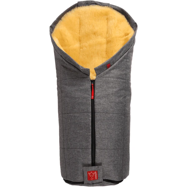KAISER Lamsvacht Voetenzak Igloo Action Antraciet Melange 1 KAISER Lamsvacht Voetenzak Igloo Action Antraciet Melange