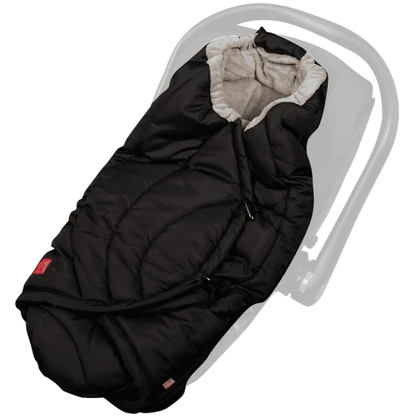 KAISER Voetenzak CooCoon Zwart/lichtgrijs 2 KAISER Voetenzak CooCoon Zwart/lichtgrijs - Afbeelding 2