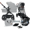 Kinderkraft Kinderwagen 3 In 1 B-TOUR Light Grijs