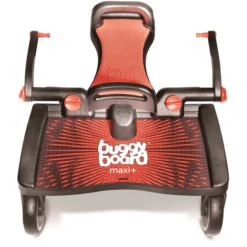 Lascal Buggy Board Maxi+ Met Zitje, Rood 7 Lascal Buggy Board Maxi+ Met Zitje, Rood -Winkel Voor Kinderwagens En Accessoires lascal buggy board maxi met zitje rood a257970 2