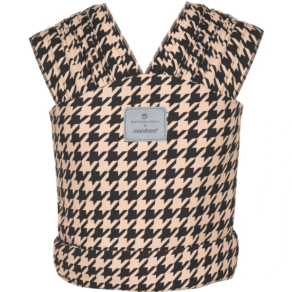 Manduca Draagdoek Sling Van Bellybutton Pepita Black 2 Manduca Draagdoek Sling Van Bellybutton Pepita Black - Afbeelding 2