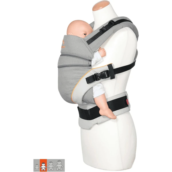 Manduca Draagzak XT Grey-orange 5 Manduca Draagzak XT Grey-orange - Afbeelding 5