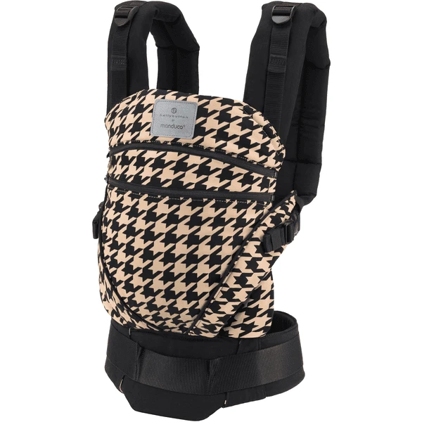 Manduca Draagzak XT Van Bellybutton Pepita Black 1 Manduca Draagzak XT Van Bellybutton Pepita Black