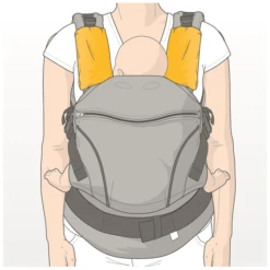 Manduca Harnasbeschermer FumBee Limited Edition RainbowDay -Winkel Voor Kinderwagens En Accessoires manduca harnasbeschermer fumbee limited edition rainbowday a357555 2