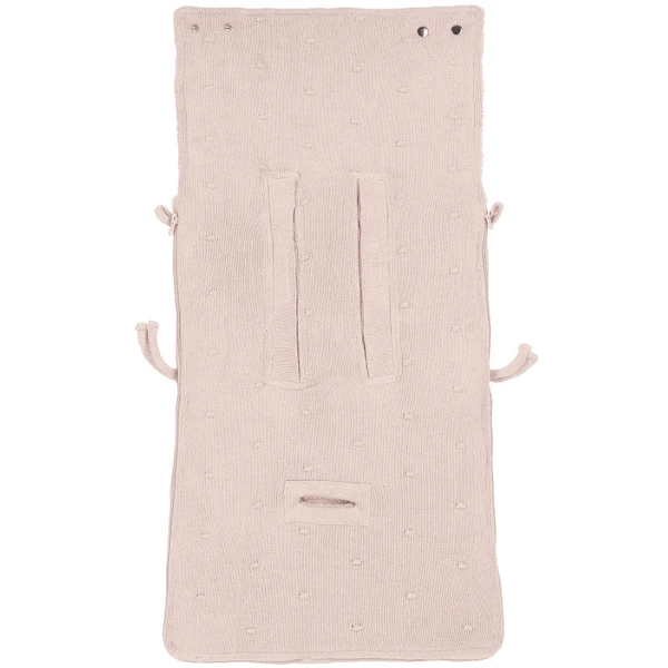 MEYCO Voetenzak Mini Knopen Zacht Roze 40x82 Cm 2 MEYCO Voetenzak Mini Knopen Zacht Roze 40x82 Cm - Afbeelding 2