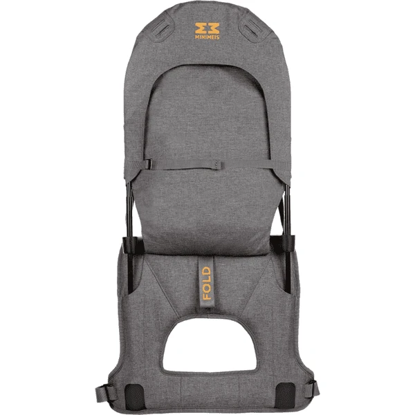 MINIMEIS Schouder Drager Grijs/ Orange 3 MINIMEIS Schouder Drager Grijs/ Orange - Afbeelding 3