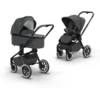 MOON Kinderwagen Resea Edition+ Antraciet/ Black Chroom