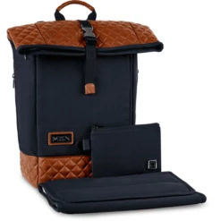 MOON Rugzak Rolltop Premium Navy -Winkel Voor Kinderwagens En Accessoires moon rugzak rolltop premium navy a402579 3