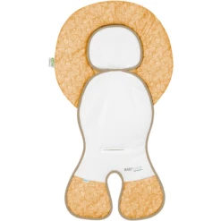 Odenwälder Autostoelhoes Babycool White Leaves Mosterd 9 Odenwälder Autostoelhoes Babycool White Leaves Mosterd -Winkel Voor Kinderwagens En Accessoires odenwaelder autostoelhoes babycool white leaves mosterd a343541 4