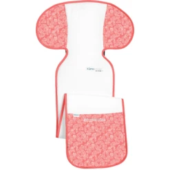 Odenwälder Autostoelhoes Groot Klimocool White Leaves Cranberry