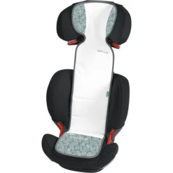 Odenwälder Autostoelhoes Groot Klimocool White Leaves Grijs -Winkel Voor Kinderwagens En Accessoires odenwaelder autostoelhoes groot klimocool white leaves grijs a347171 2