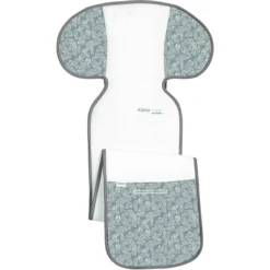 Odenwälder Autostoelhoes Groot Klimocool White Leaves Grijs -Winkel Voor Kinderwagens En Accessoires odenwaelder autostoelhoes groot klimocool white leaves grijs a347171 3