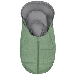 Odenwälder Voetenzak BabyNest Dauni Fashion Modern Blizzard Green Harmony
