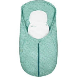 Odenwälder Voetenzak Coolmax White Leaves Deep Forest -Winkel Voor Kinderwagens En Accessoires odenwaelder voetenzak coolmax white leaves deep forest a347186 4