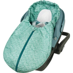 Odenwälder Voetenzak Coolmax White Leaves Grijs -Winkel Voor Kinderwagens En Accessoires odenwaelder voetenzak coolmax white leaves grijs a347183 2