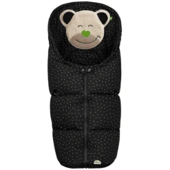Odenwälder Voetenzak Mucki Fashion Little Snow Zwart