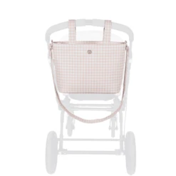 Pasito A Pasito Kinderwagenzak Roze / Wit -Winkel Voor Kinderwagens En Accessoires pasito a pasito kinderwagenzak roze wit a396846 4
