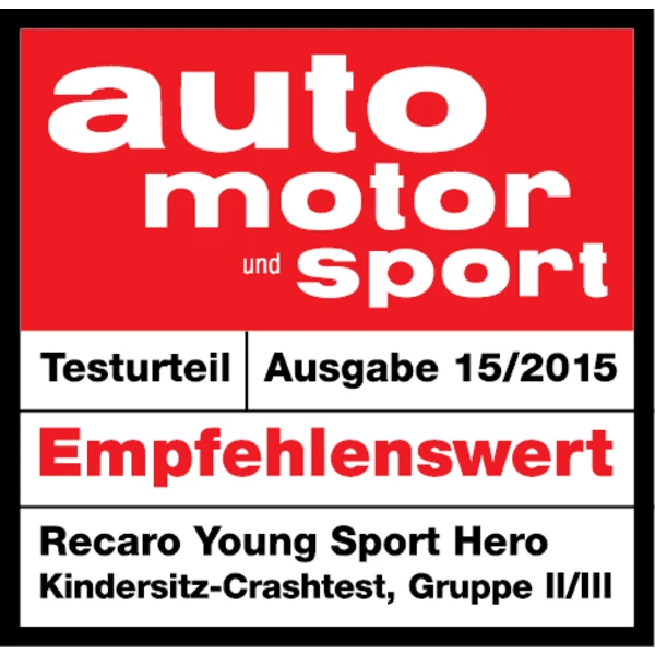 RECARO Autostoel Young Sport Hero Core Simply Grey 3 RECARO Autostoel Young Sport Hero Core Simply Grey - Afbeelding 3