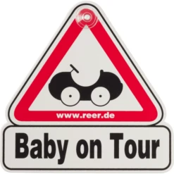 REER Verkeersbord Voor Op Het Autoraam - Baby On Tour