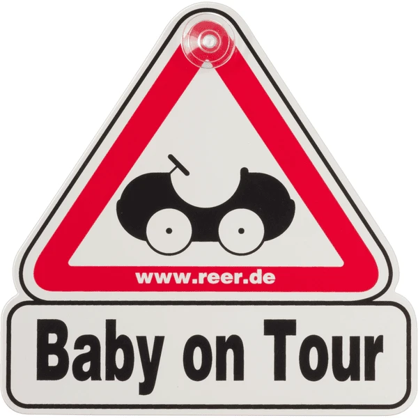 REER Verkeersbord Voor Op Het Autoraam - Baby On Tour 1 REER Verkeersbord Voor Op Het Autoraam - Baby On Tour