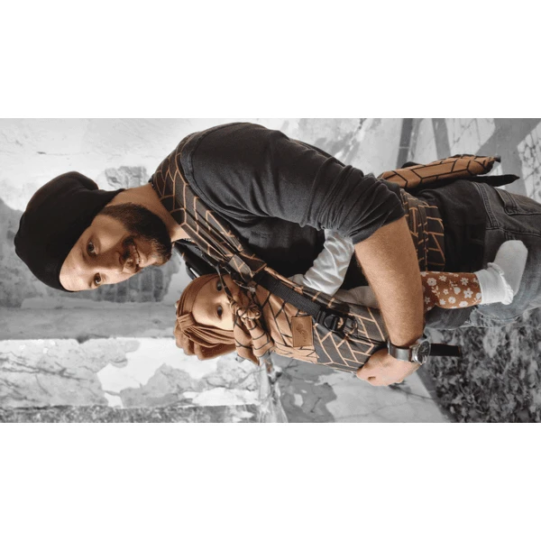 SCHMUSEWOLKE Draagzak Half Buckle Graphic Copper Modal 2 SCHMUSEWOLKE Draagzak Half Buckle Graphic Copper Modal - Afbeelding 2