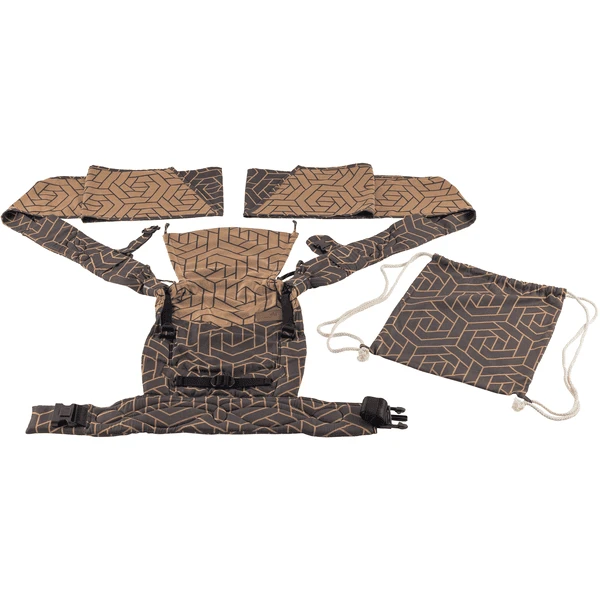 SCHMUSEWOLKE Draagzak Half Buckle Graphic Copper Modal 4 SCHMUSEWOLKE Draagzak Half Buckle Graphic Copper Modal - Afbeelding 4