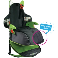 Trunki BoostApak Zwart Met Groen 9 Trunki BoostApak Zwart Met Groen -Winkel Voor Kinderwagens En Accessoires trunki boostapak zwart met groen a270087 4