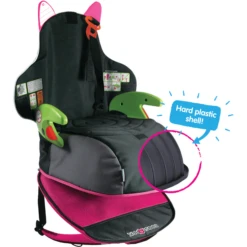 Trunki BoostApak Zwart Met Roze -Winkel Voor Kinderwagens En Accessoires trunki boostapak zwart met roze a270091 4