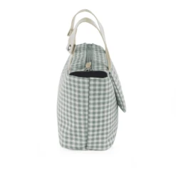 Walking Mum Organiser I Love Vichy Groen -Winkel Voor Kinderwagens En Accessoires walking mum organiser i love vichy groen a316272 2